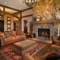 Living Room for Petrucci Homes by Detroit architectural photographer Don Schulte